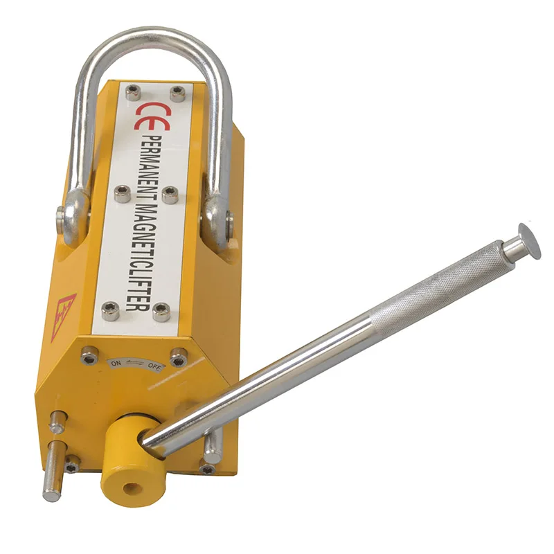 High safe factor strong permanent crane 2 ton lifting magnet for handling steel plates 1 ton