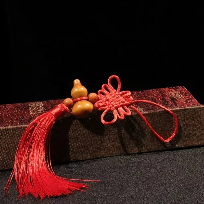 2023 Hot Sale Hanging Mahogany Carving Gourd Protection Lucky Fengshui