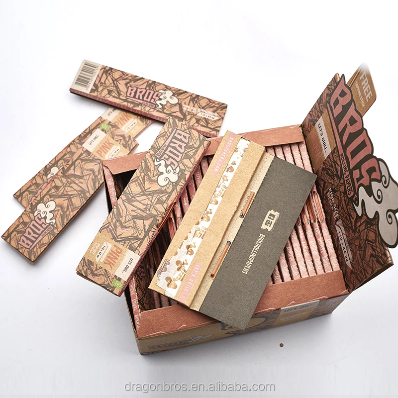 
Classical Ture Hemp Rolling Paper Smoking Custom Your Own Logo 