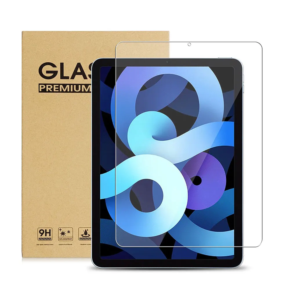 Scasycn Large Warehouse Easy Install 9H Tempered Glass for iPad Air 4 Screen Protector Protective Film