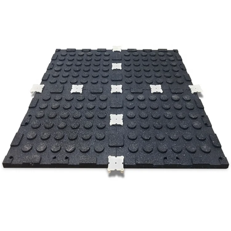 Premium High Quality EPDM Rubber Floor Mat Interlocking Rubber Tile Exercise Equipment Mats for Gym Equipment
