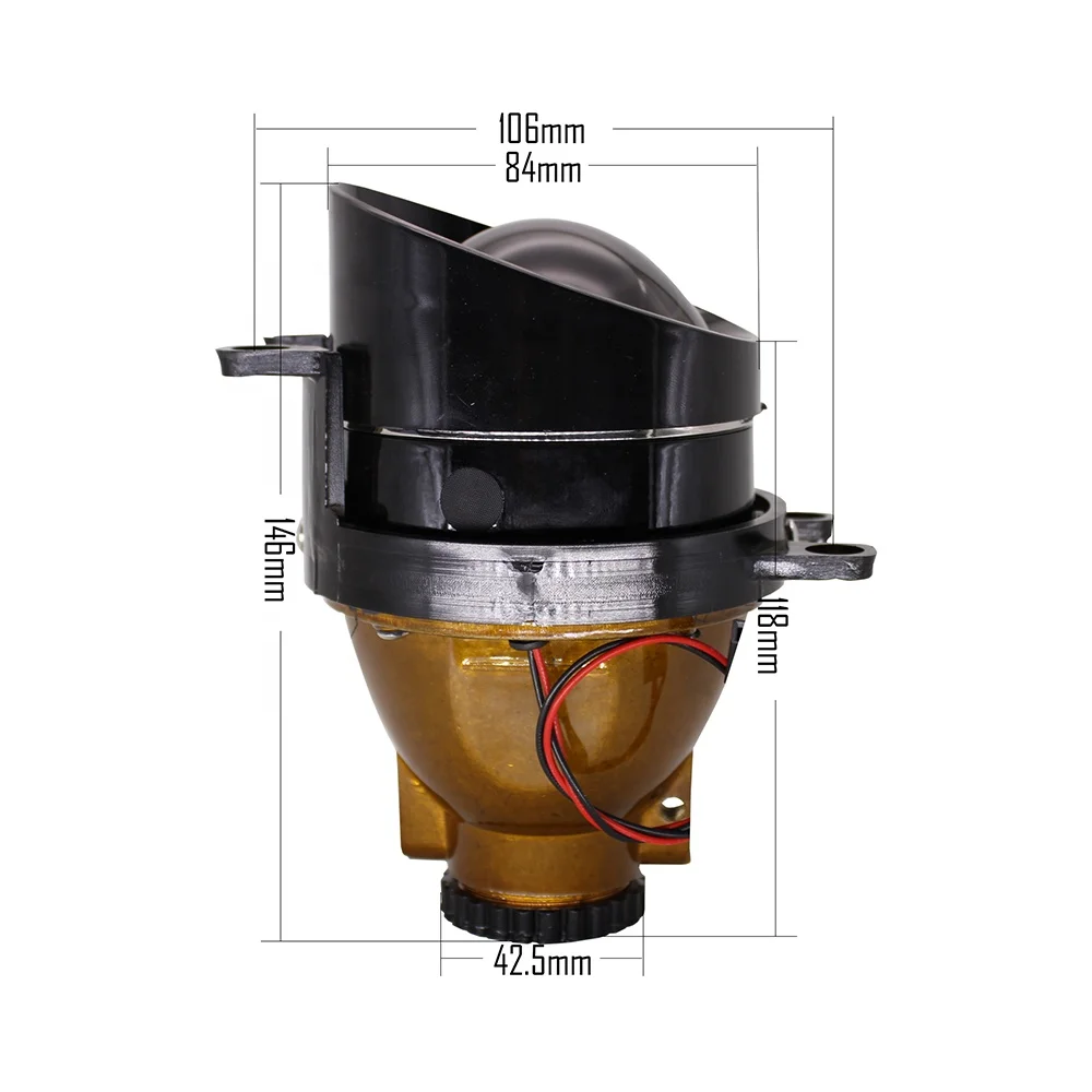 
TAOCHIS Car 3.0 inch Bi xenon Projector lens Fog light H11 lamp for Toyota Lexus Peugeot Suzuki CITROEN foglamp with hi/lo beam 