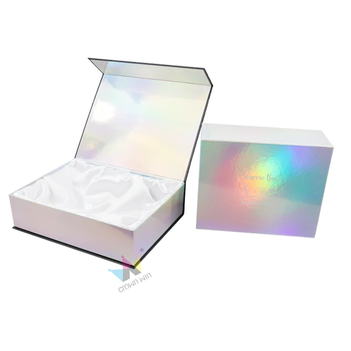  Cajas Personalizadas пользовательская голограмма сюрприз Caja Surprise Экологичная Подружка невесты розовое золото Магнитная Подарочная коробка