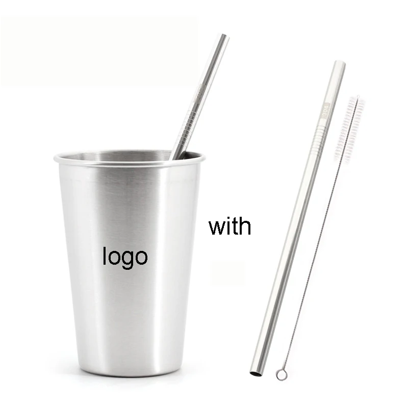 8 Ounce Kids Stainless Steel Cups Stackable Metal Drinking Glasses Unbreakable Pint Tumbler Cups For Kids And Adults Steins 300m