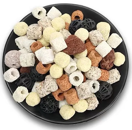 Aquarium Filter Material Set Aquarium Fish Tank Filter Stewed Assorted Delicacies Bacterial Ball Bacterial House 12 in 1