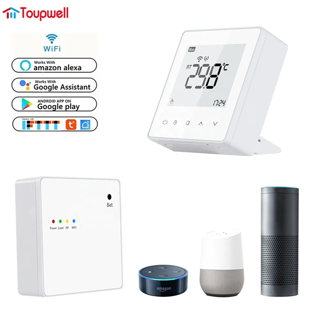 High quality smart wifi wireless heating thermostat used for heating system