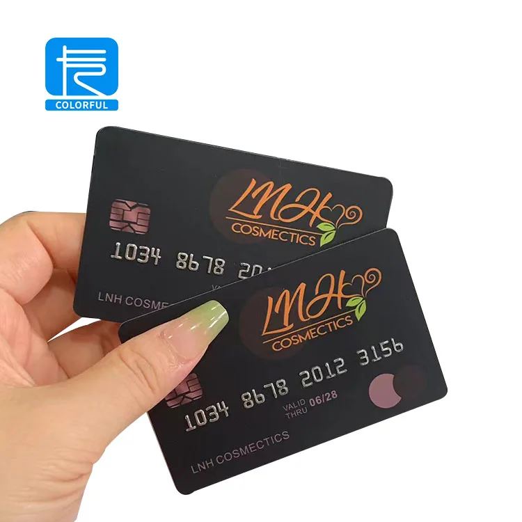 Luxury Popular PVC Plastic NFC Custom Credit Card Size Business Cards With Logo