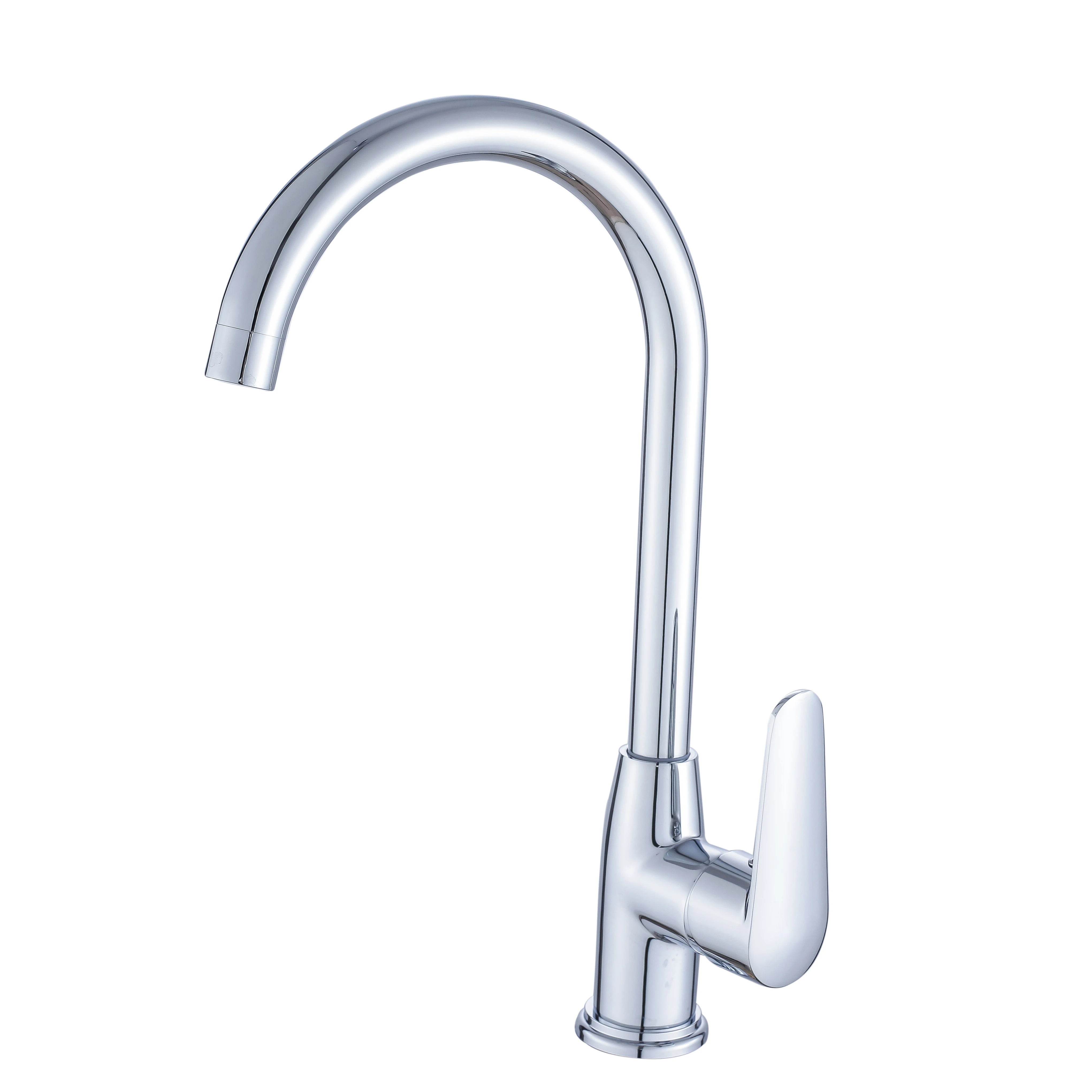 Hot Selling Single Handle Hot And Cold Water Brass Tap Deck Mounted Kitchen Faucet