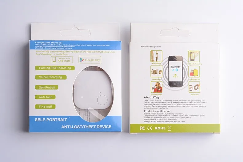 Mini Anti Lost Alarm Micro Mini Gps Key Finder Wallet KeyFinder GPS Locator Keychain Pet Dog Child ITag Tracker Key Finder