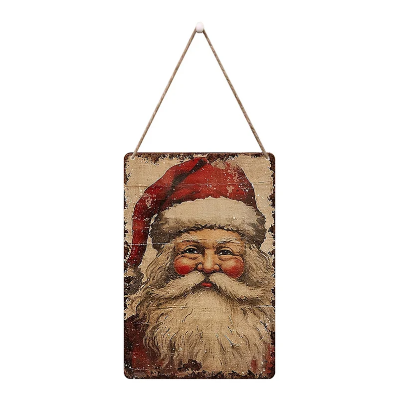 Holiday Decoration Photo Props Background Wall Decoration Home Decor Wood Craft Hang Tag