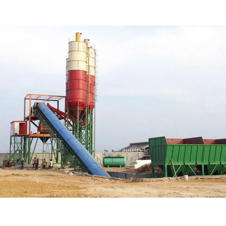 HZS60 Concrete Batching Plant for Concrete Mixing