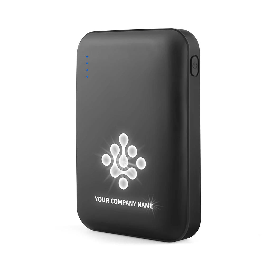 Manufacturer Mini Credit Card Size Dual USB Ports Power Bank  5000mah with Led Indicators