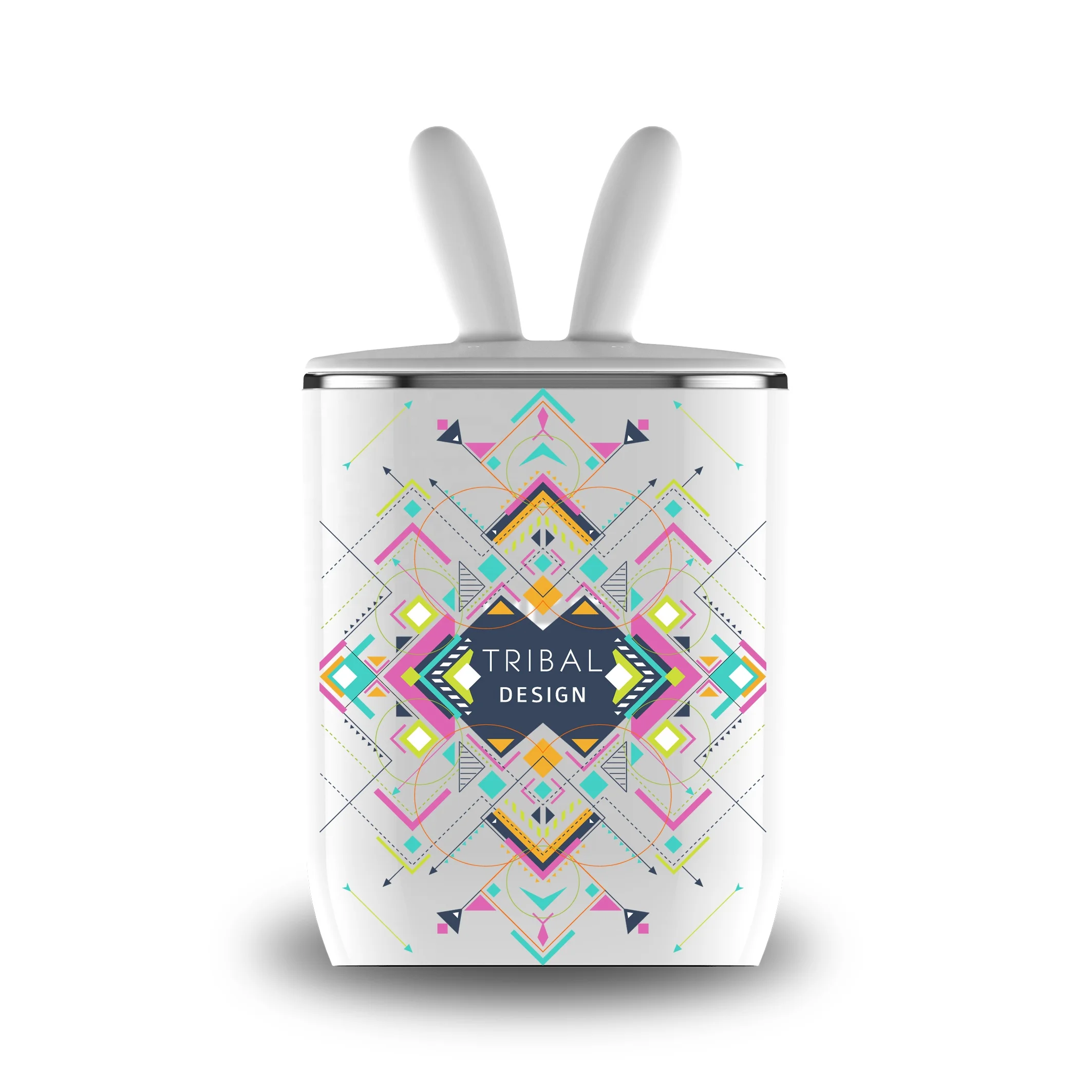 America Hot Sale Heater White Bunny Head Portable Baby Feeding Products Milk Bottle Warmer