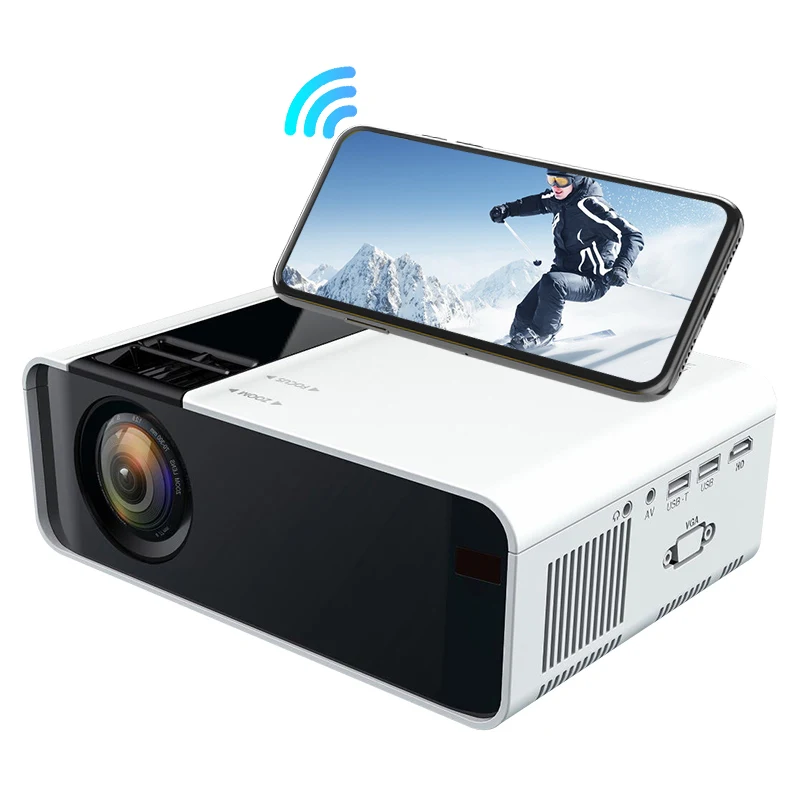 W10 базовая модель мини портативный проектор Поддержка full HD 1080p 3D видео доя домашнего LED наиболее экономически эффективный процессор проекторов на базе Android