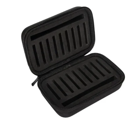 Portable Fishing Lure Box Spinner Spoon Bait Foam Storage Bag For Trout Flies Fishook Fish Hook Bait Case Container Fishing part