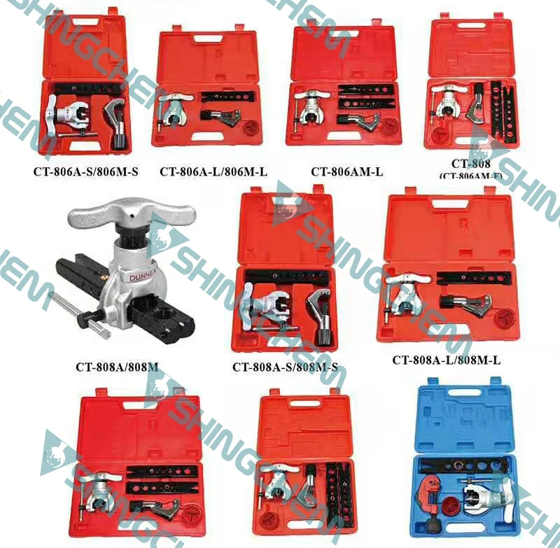 Flaring Tool Kit Pipe Swaging Hand Tool Set Refrigeration AC Repair Tools