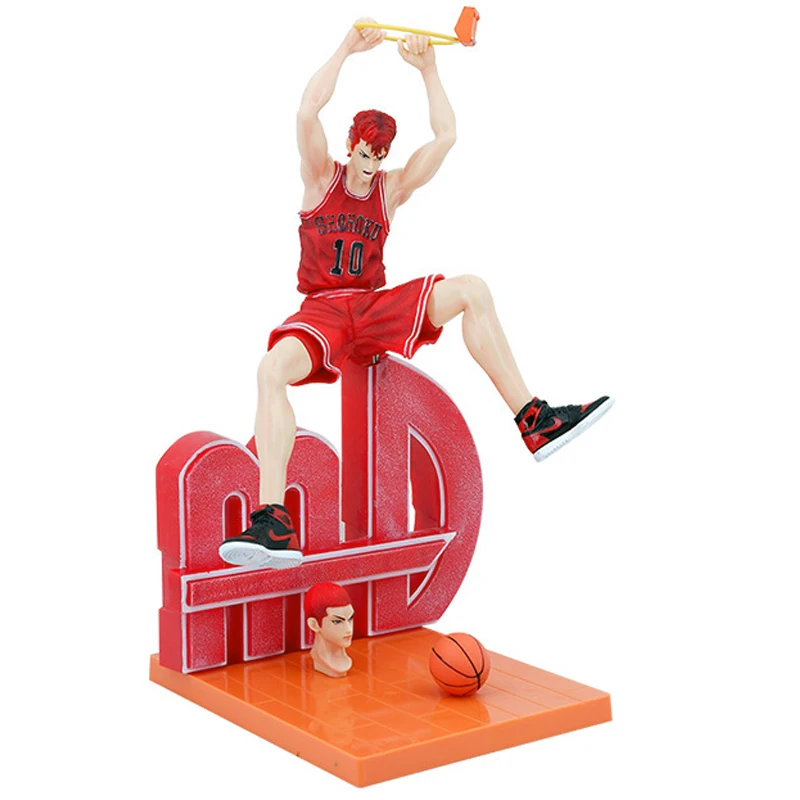 Wholesale Japanese Anime Slam Dunk Master Shobei Five Tigers Sakuragi Hanamichi Miyagi Ryota Akagi Gangxian Model Figure Toys