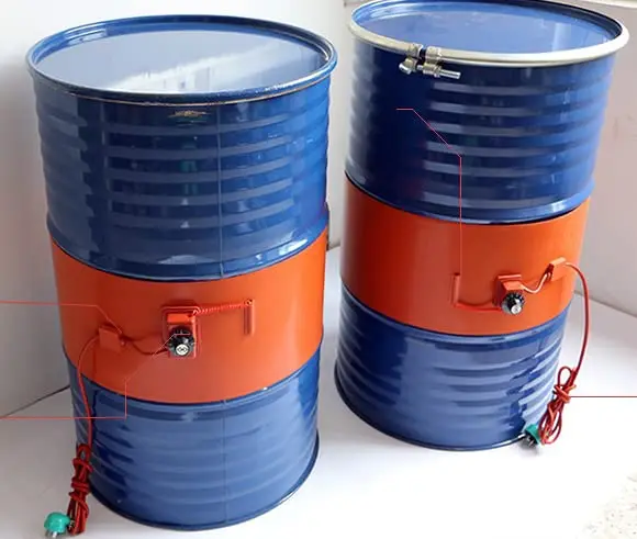 Amazon Best Selling Manufacturer 55 gallon oil drum Temperature regulation insulation belt heater silicone rubber heater ul