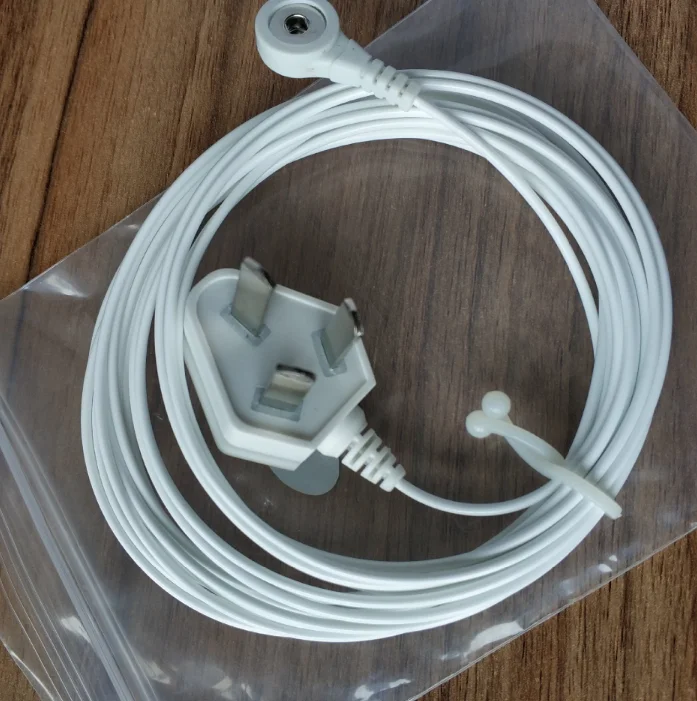 US Standard Banana Plug for Earthing Products with 4.5 meter Wire Grounding Cable