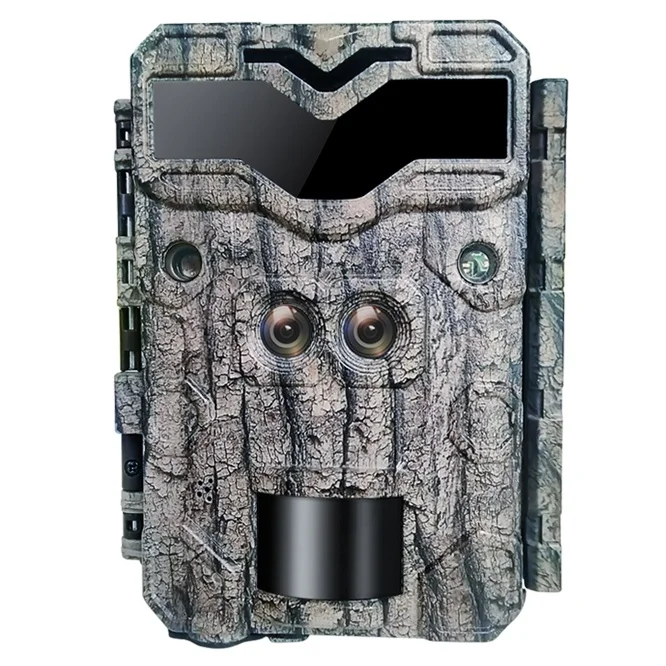 KW698A 2-sensors scouting camera dual-lens 4K game camera easy to navigate simple to use