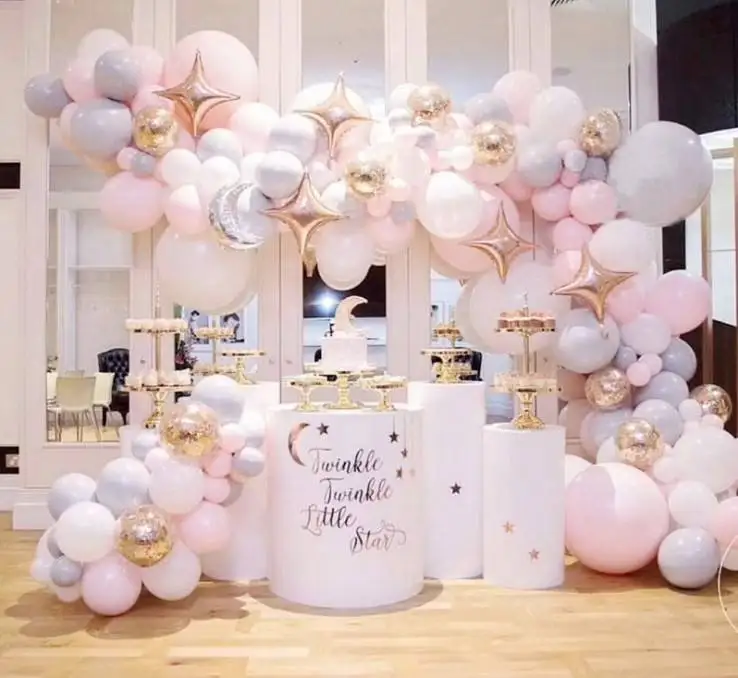 Wedding decoration backdrop display stand round Pedestal Stands cylinder plinths pedestals Luxury dessert table props