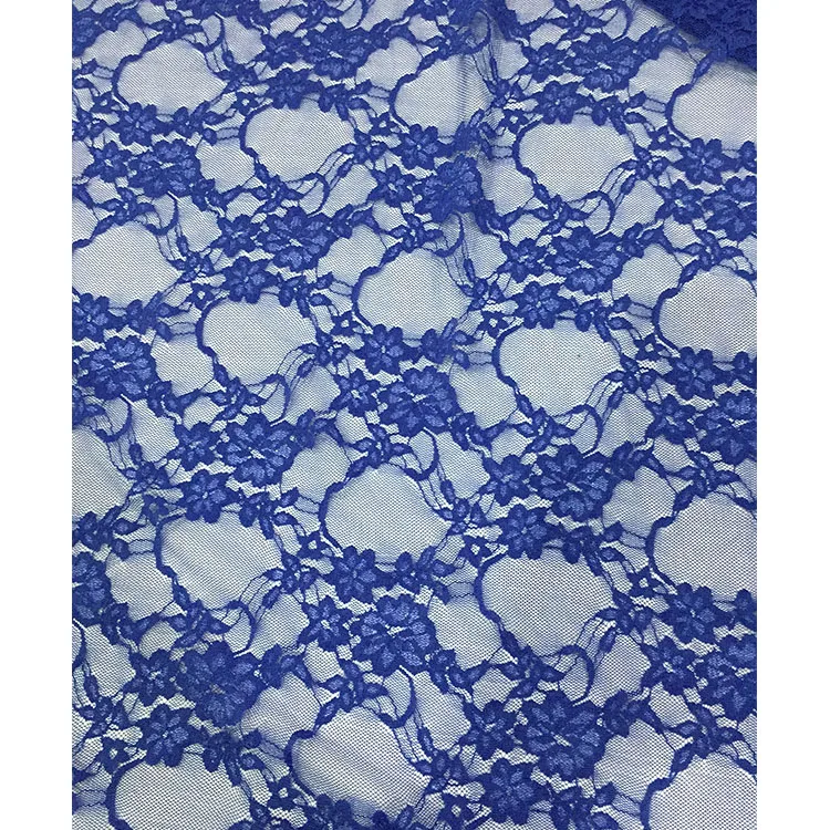Дешевые в наличии, нейлоновые, спандексовые, эластичные, с цветочным дизайном, тюлевые кружевные ткани для платья
