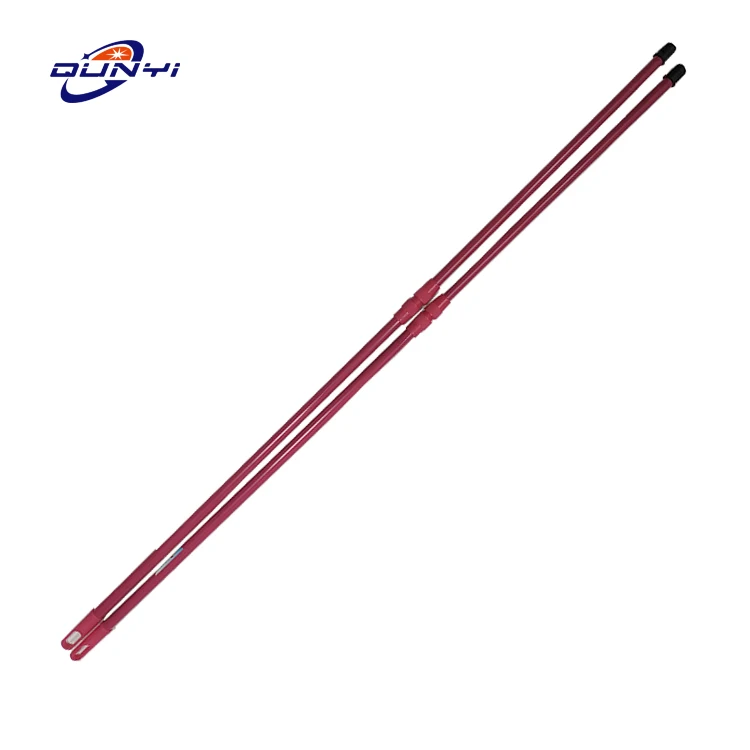 Wholesale Home Use Durable 130 cm Metal Covered Cleaning Broom Handle Broom or Mop Stick