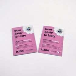 Disposable individual single pack wet wipes sunscreen wipes custom print wet wipes