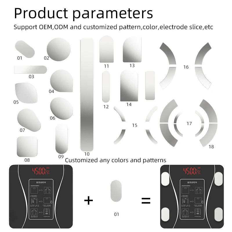 Four Electrode Smart Body Fat Scale Body Composition Weight Scale Digital Blue Tooth Body Fat Scale