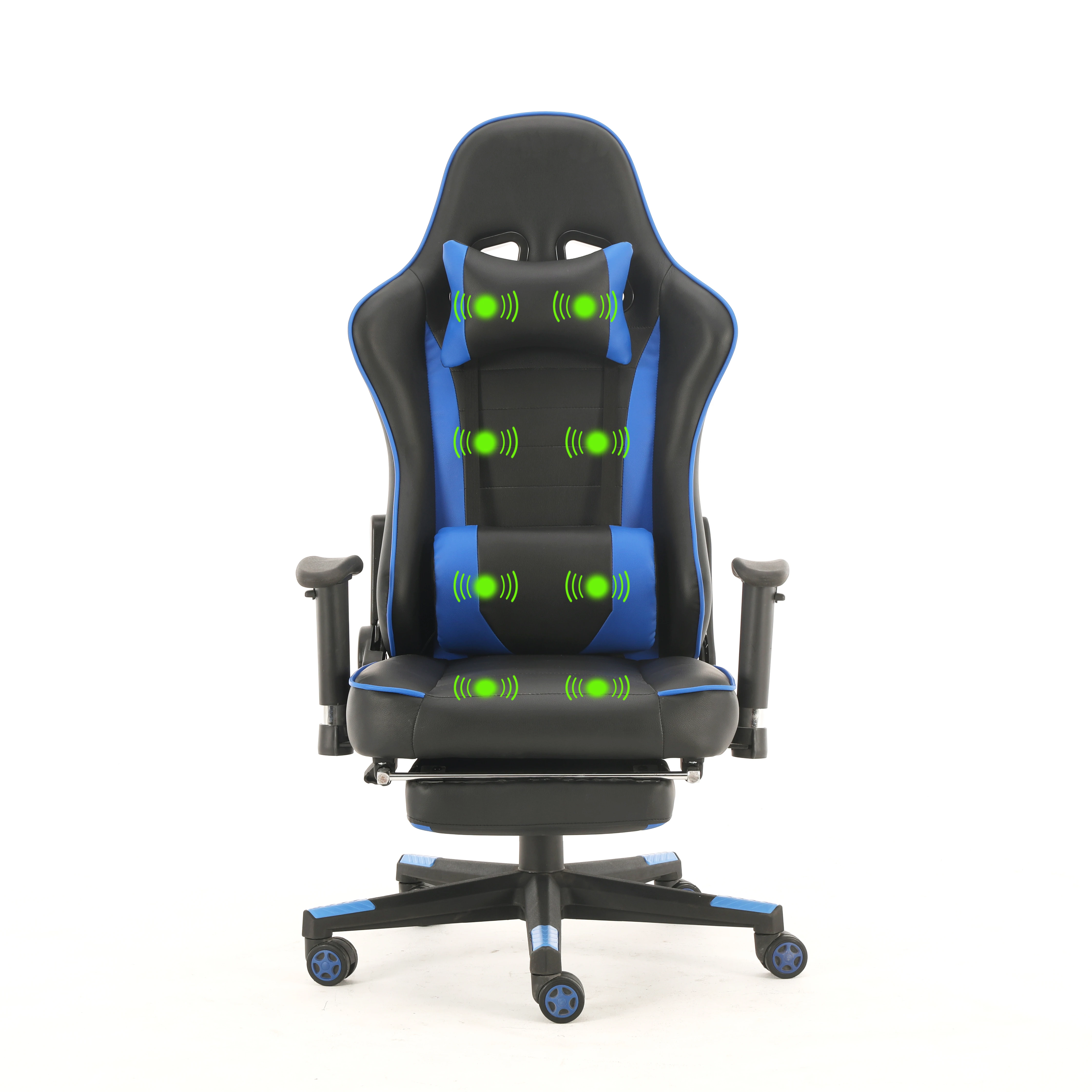 Wholesale Pu Leather Message Office Chair Racing Gaming Chair With Footrest