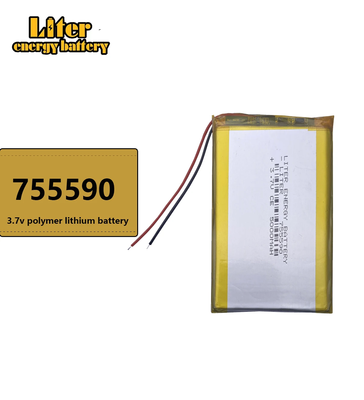 3.7V 5000mah 755590 Lithium polymer Battery with Protection Board For Tablet PCs PDA Digital Products