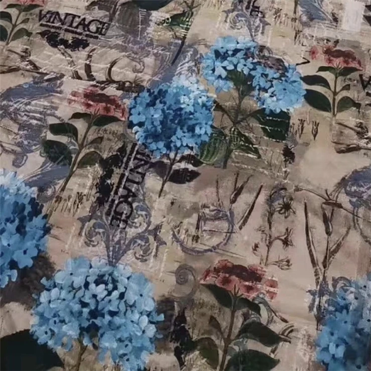 100%polyester flower printed polyester super soft elastane ef velboa fabric