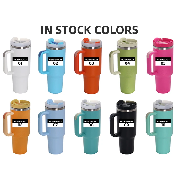 Ailingalaxy 40oz 2023 tumbler 2.0 hot sale custom logo cups new hotselling travel beer