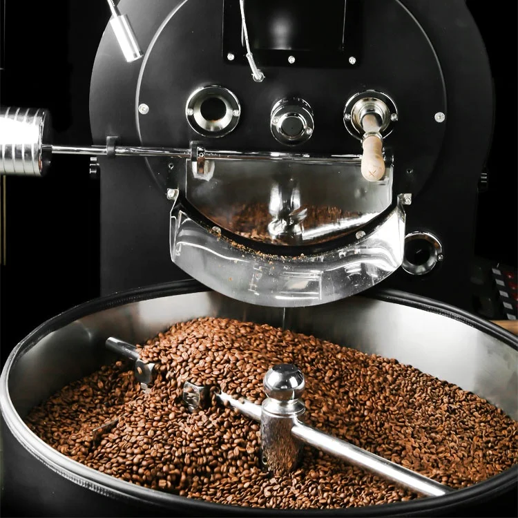 Gas Coffee Roasting Equipment Roaster Machine Machine Bean Product Processing Machinery Stainless Steel 5kg 6kg 10kg 20kg Sale