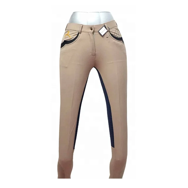 Джинсовая ткань силиконовый принт Jodhpurs бриджи