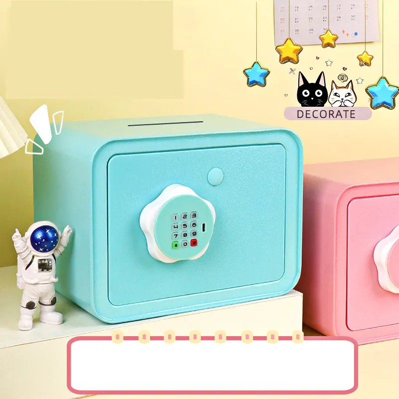 Security Keypad Mini Small Digital Money Saving Safe Storage Box