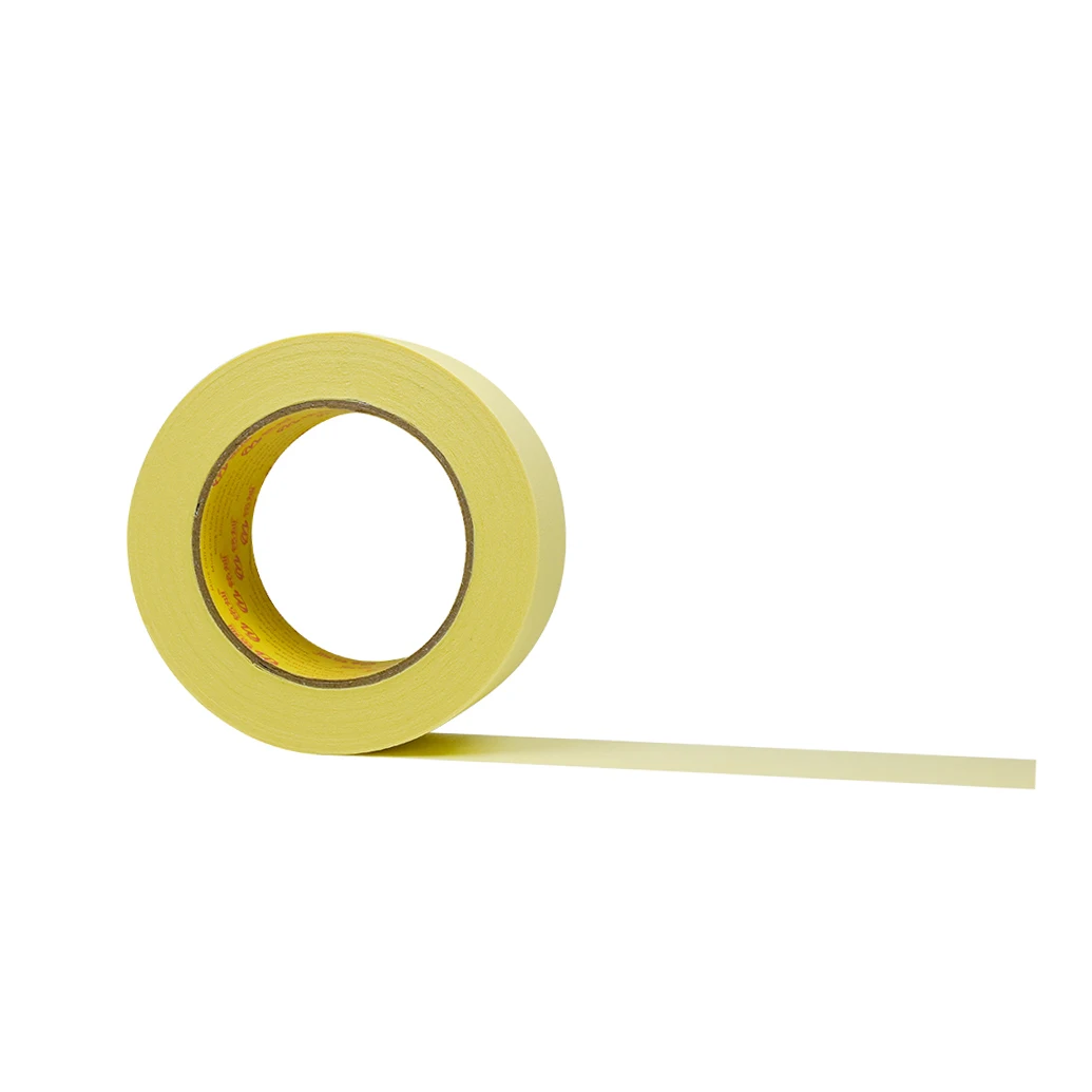 General purpose painter tape black blue green white yellow masking tape jumbo roll