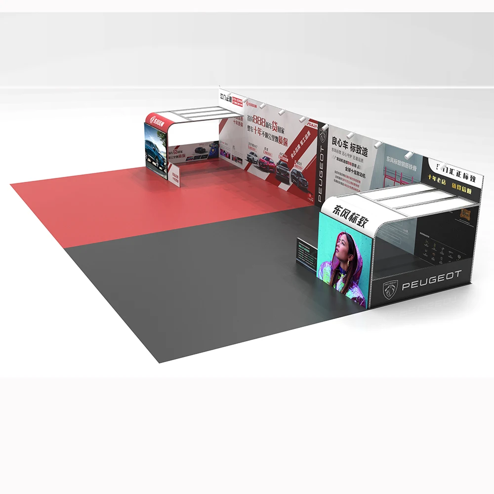 greens environmental protection Trade Show Fashion trade show Displays Exhibition Event Stand Design Reuse 20x10 Car Booth