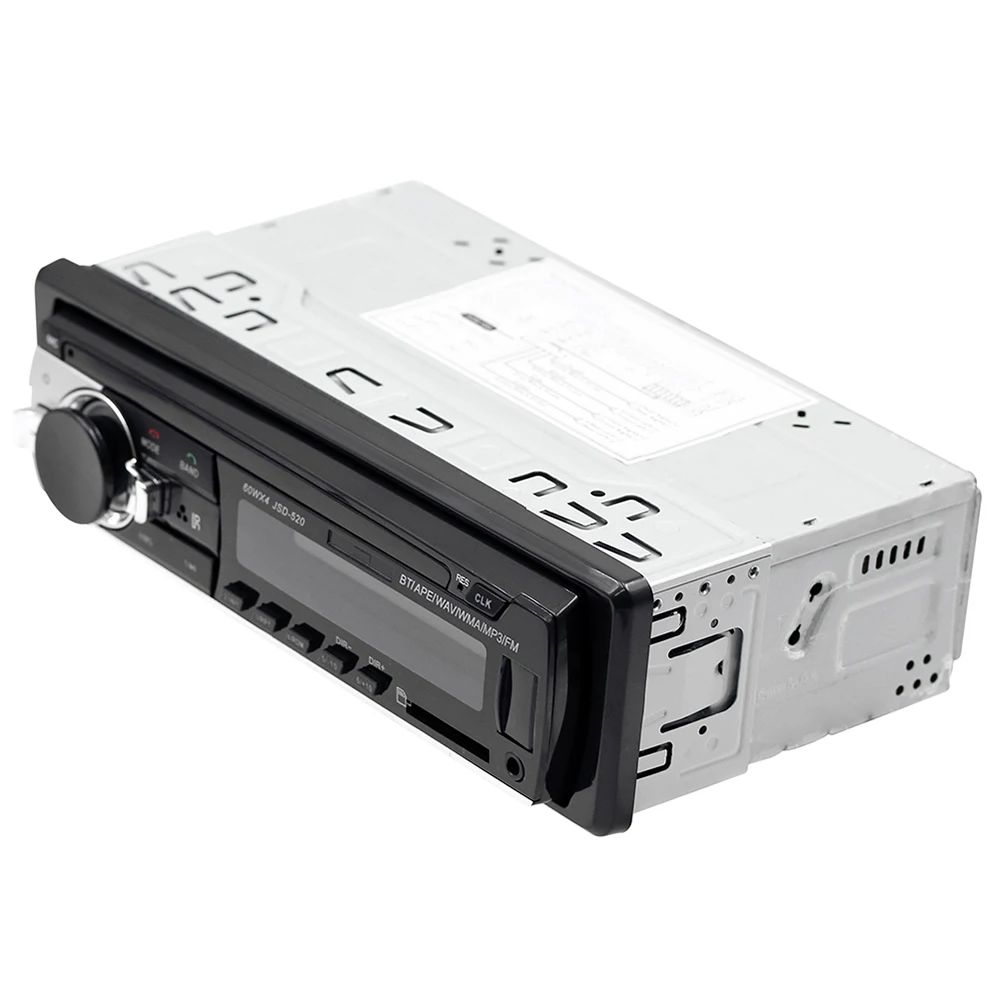 Car MP3 Player Stereo Autoradio Car Radio BT 12V In-dash 1 Din FM Aux In Receiver SD USB MP3 MMC WMA JSD-520