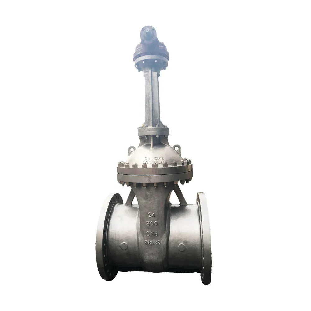 big size 300BL carbon steel A216 wcb stainless steel 304 316 sluice gate valve