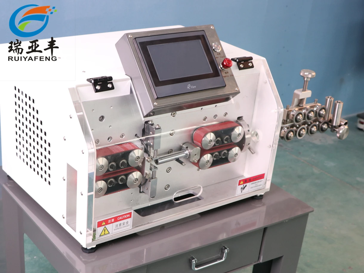 Fully automatic cable peeling machine  sheath wire cutting and stripping machine