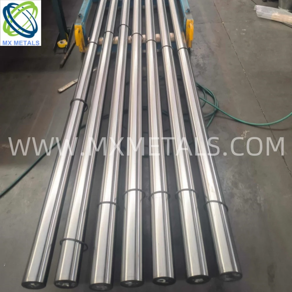 Precision SAE1045 C45 HDTV Hardening 42CD4 Hydraulic Cylinder Rod CK45 f7 Hard Chrome Rod and Hollow Piston Rod