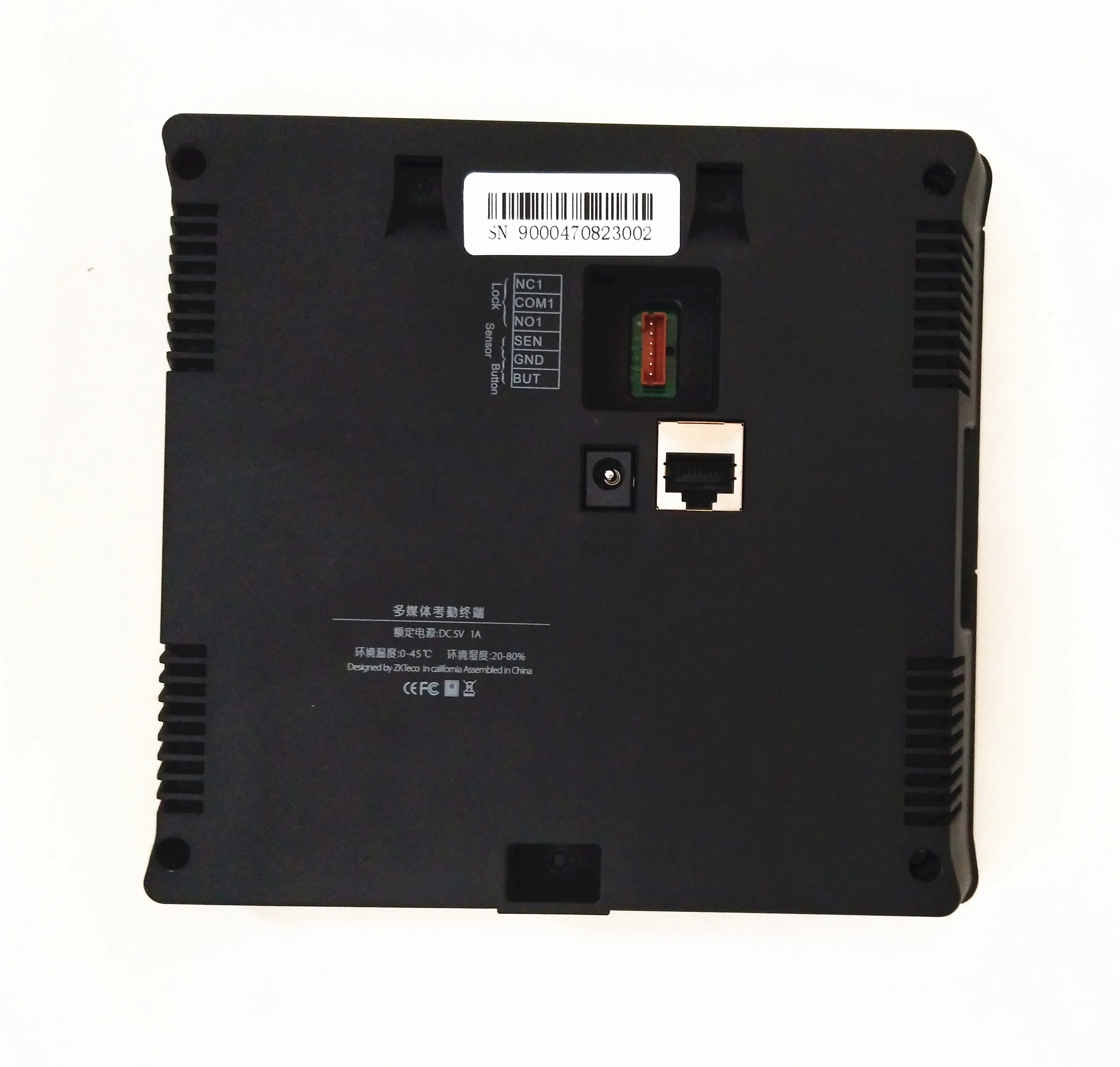 Face Fingerprint Attendance Employee Time Clock Recorder Machine ZK UF200