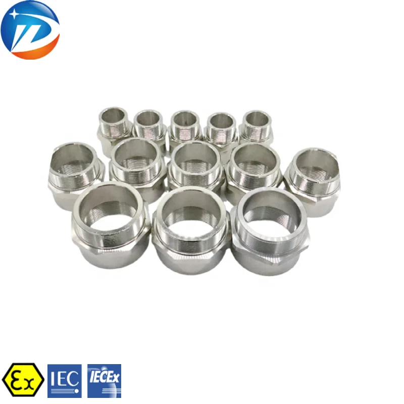 
Brass stainless steel male female Threaded Explosion proof pipe adapter pipe fittings with CNEx ATEx IECEx Certificate 