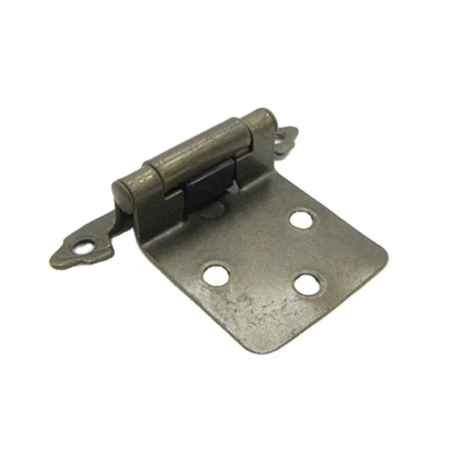 Iron self closing cabinet door hinge