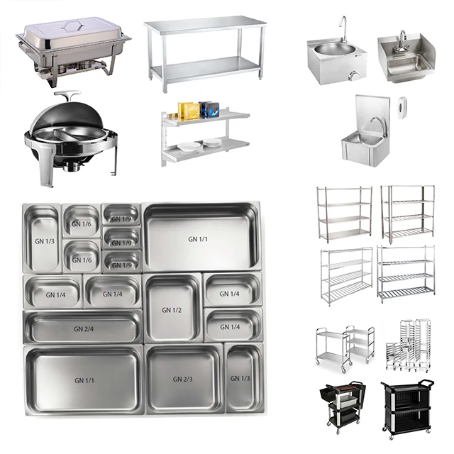 Wholesale Stainless Steel Commercial Hotel Kitchen Catering  Restaurant Equipment