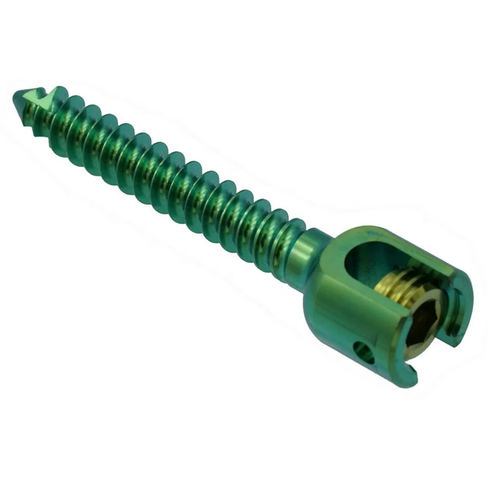 China Manufacture Spinal Fixation System Monoaxial Pedicle Screws Orthopedic Surgical Spine Implants