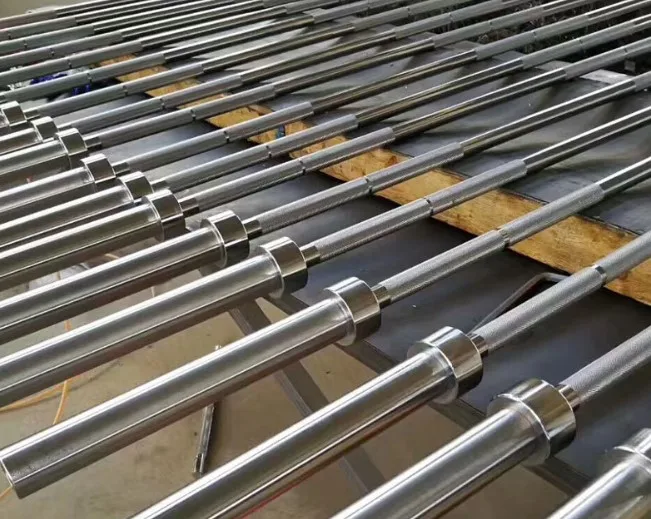 Stainless steel   FITNESS  EZ Curl  cerakote barbell 20kg training barbells weightlifting olimpic  barbell bar