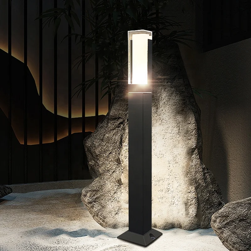 Die-casting Aluminium E27 Led Garden Bollard Light Lawn Lamp with Ce & Rohs
