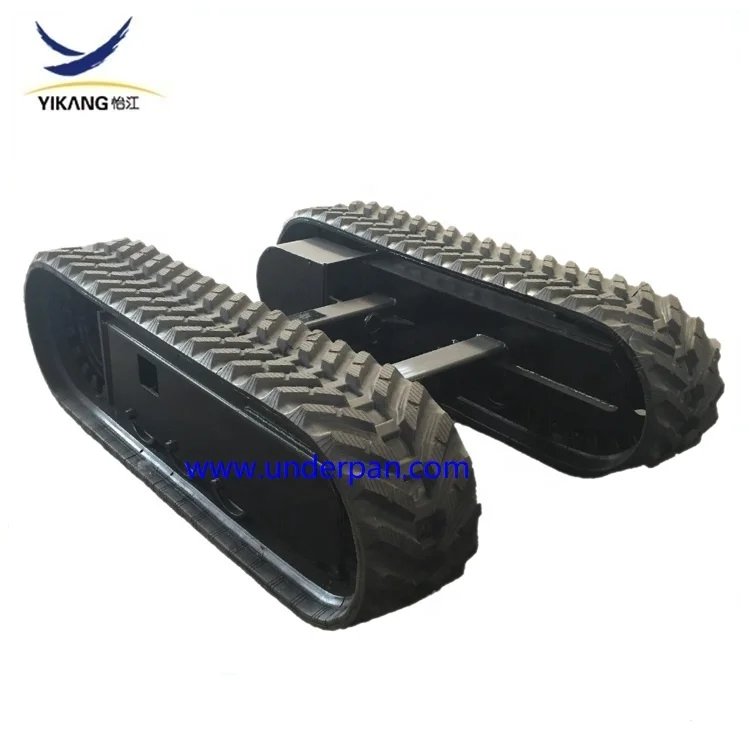 Custom Rubber Track Undercarriage for 1 Ton 2 Ton 3 Ton 4 Ton 5 Ton 6 Ton 7 Ton Crawler Crusher Drilling Rig Excavator Machinery